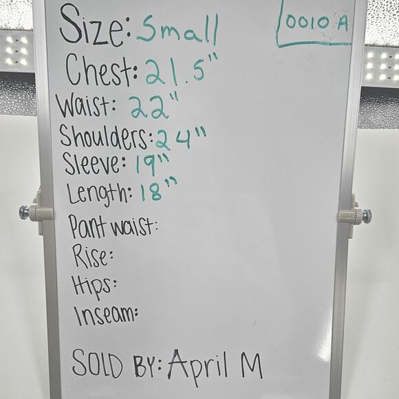 Revolve Weworewhat Womans size S Cropped Half Zip Pullover Jacket Navy Blue NEW - Picture 7 of 7